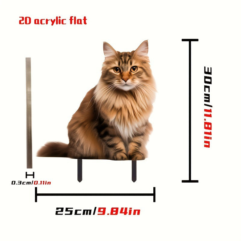 Acrylic Animal Garden Stakes Decorative Yard Art Outdoor Patio Lawn Ornaments