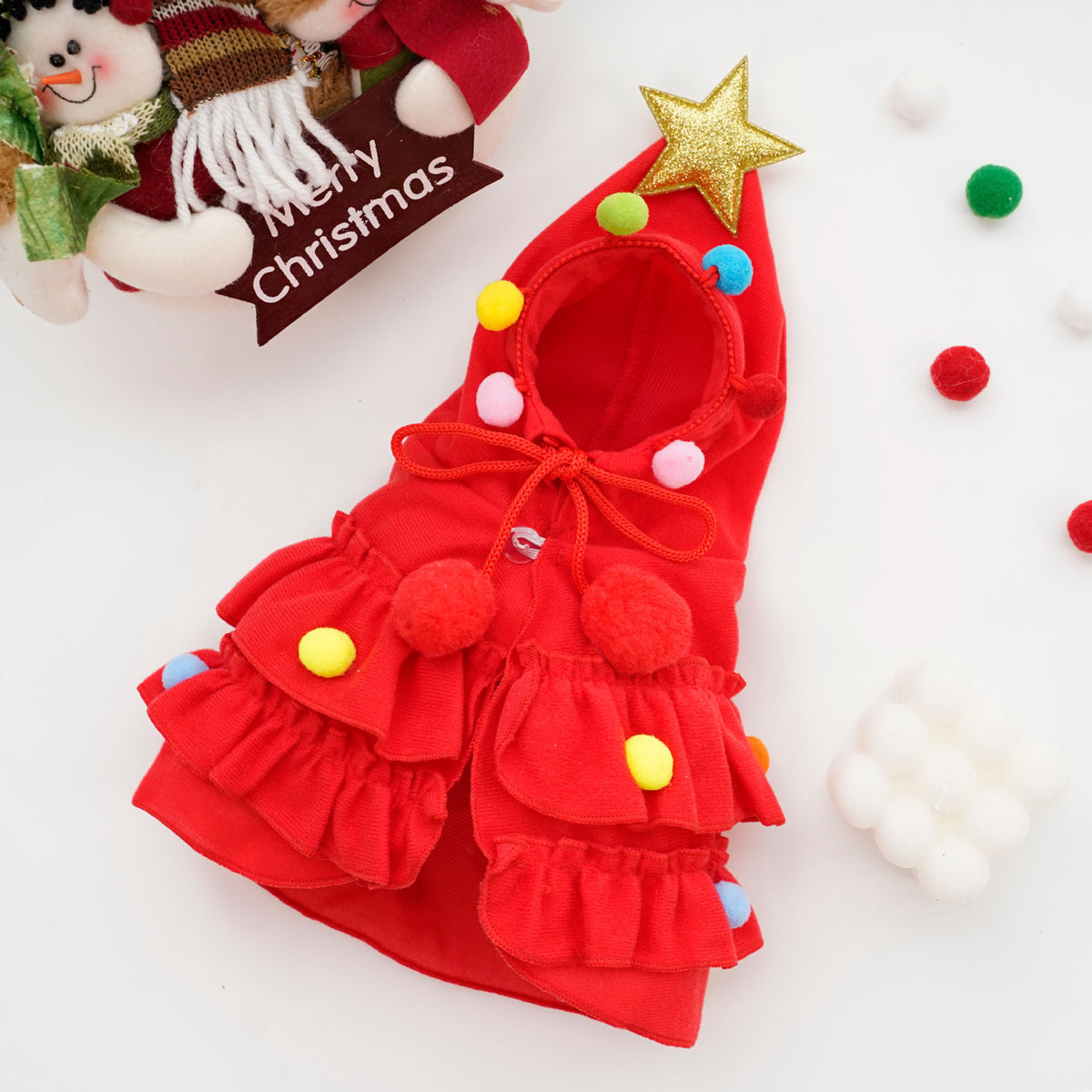 Christmas Pet Cape β Cozy Holiday Cloak for Dogs & Cats, Cute Winter Costume for Christmas Photos & Parties