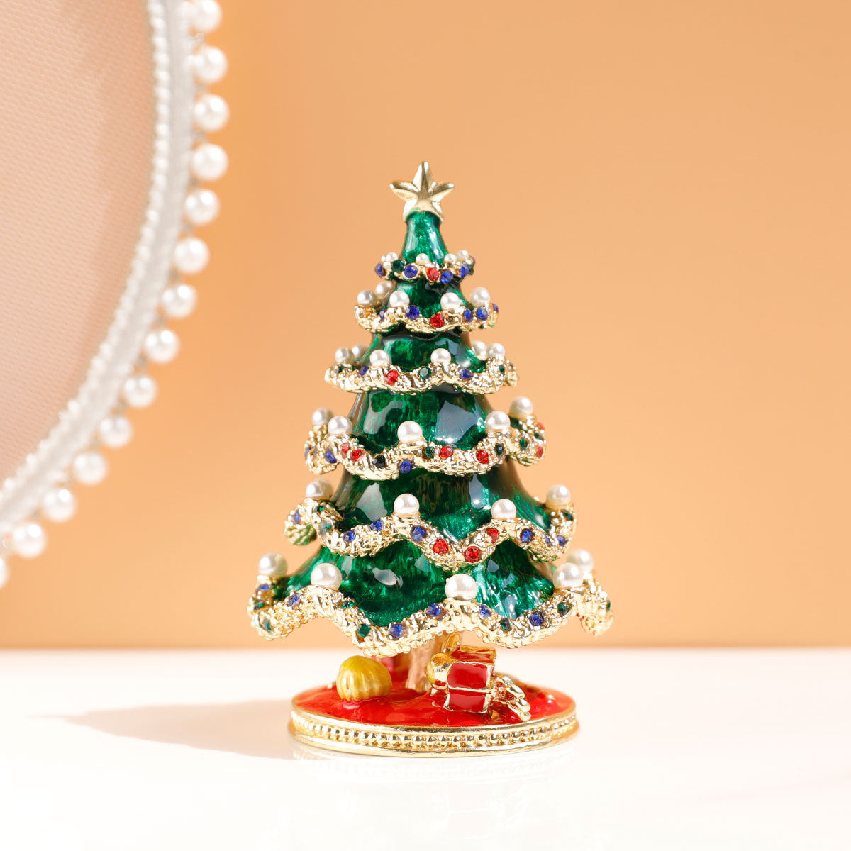 Enamel Jewelry Box