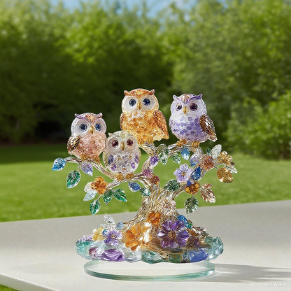 Owl 2D Acrylic Home Decor Ornament - Animal Art Craft & Gift