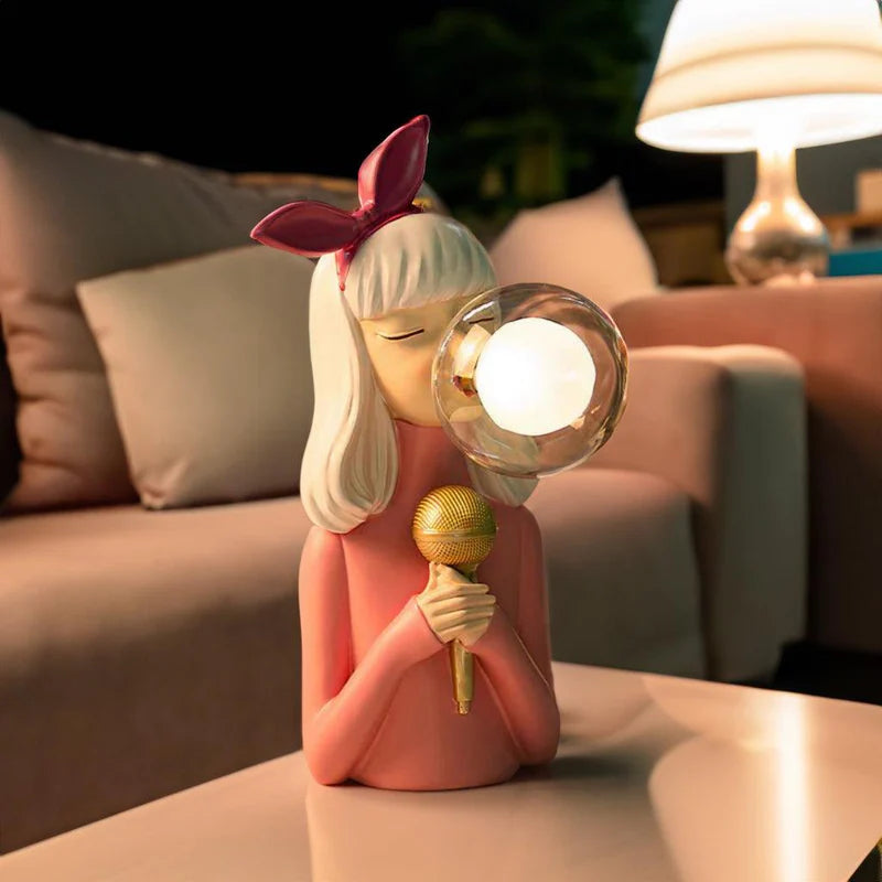[NEW] Lovely Bubble Girls Table Lamp