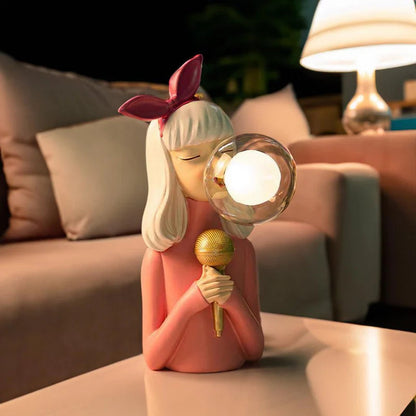 [NEW] Lovely Bubble Girls Table Lamp