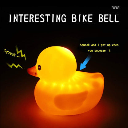 Rubber Duck Toy Car Ornaments Yellow Duck Car Dashboard Decorations Squeeze Duck Bicycle Horns with Propeller Helmet