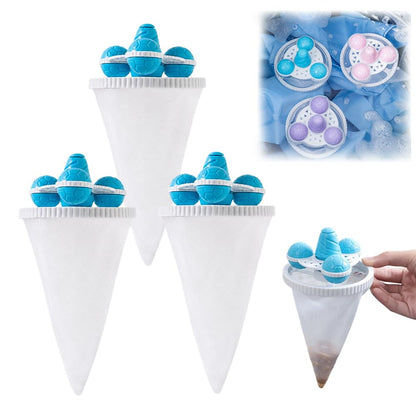 Reusable Washing Machine Lint Catcher Mesh Bags, 3-Pack