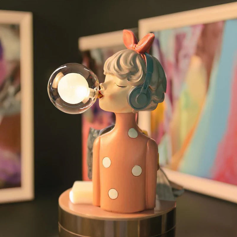 [NEW] Lovely Bubble Girls Table Lamp