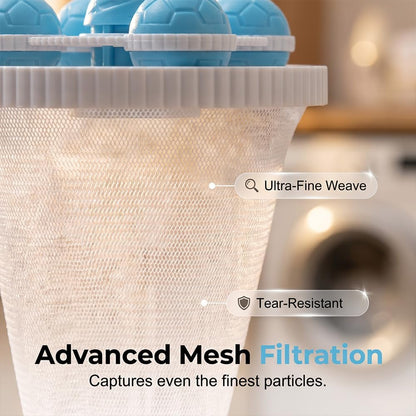 Reusable Washing Machine Lint Catcher Mesh Bags, 3-Pack