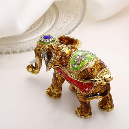 Enamel Animal Trinket Box – Elephant & More Designs