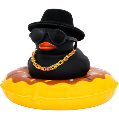 Pink Rubber Duck, Heart-Shaped Sunglasses Rubber Ducks for Cars, Funny and Cool as Car Ornament Gifts, Pink Cowboy Hat