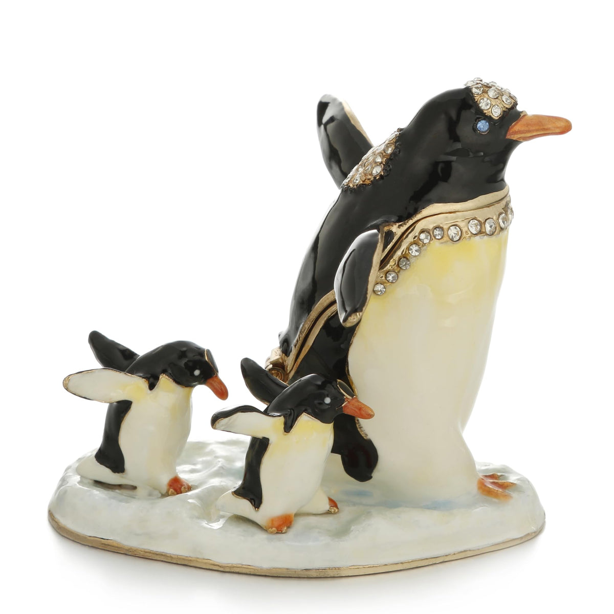 Enamel Dragon & Animal Keepsake Trinket Boxes