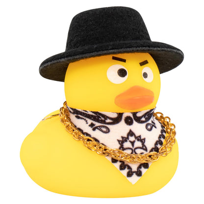 Car Rubber Duck, Yellow Duck Decoration Dashboard with Sun Hat Necklace Sunglasses for Car Dashboard Decorations, C-Duck-Black Cowboy Hat-Scarf