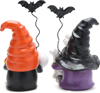 Hodao Halloween Gnome Set of 2, Spooky Fall Home Decor