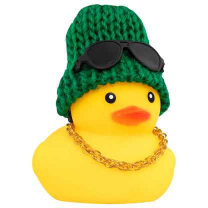 Car Rubber Duck, Yellow Duck Decoration Dashboard with Sun Hat Necklace Sunglasses for Car Dashboard Decorations, C-Duck-Black Cowboy Hat-Scarf