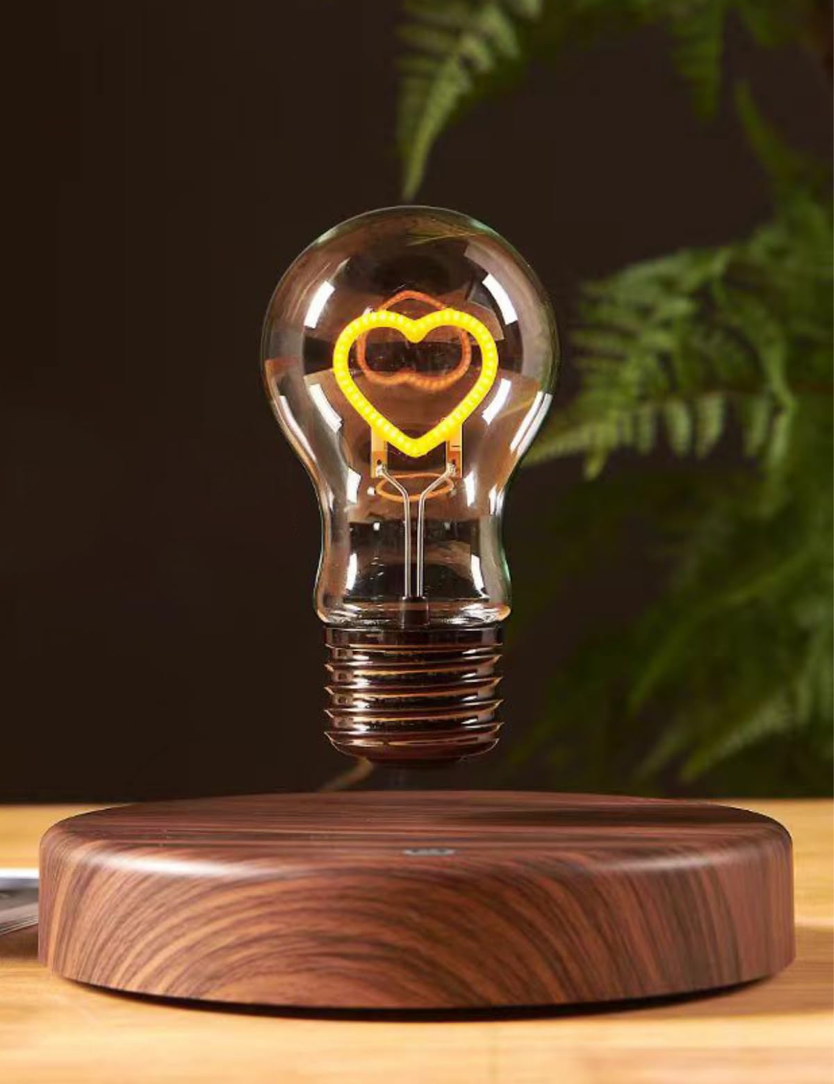 Levitating Bulb Lamp, Magnetic Floating Night Light for Desk Decor