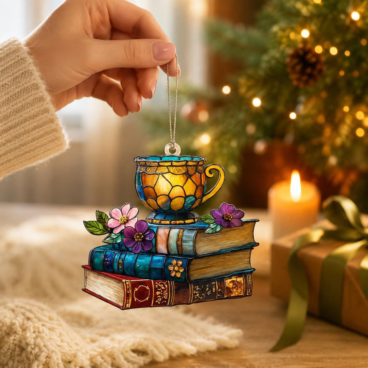 Book Lover Ornaments – Suncatchers & Christmas Tree Decor
