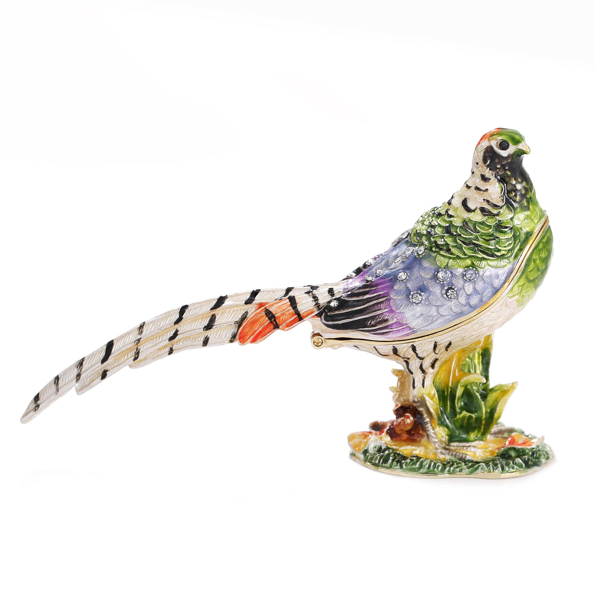 Enamel Dragon & Animal Keepsake Trinket Boxes