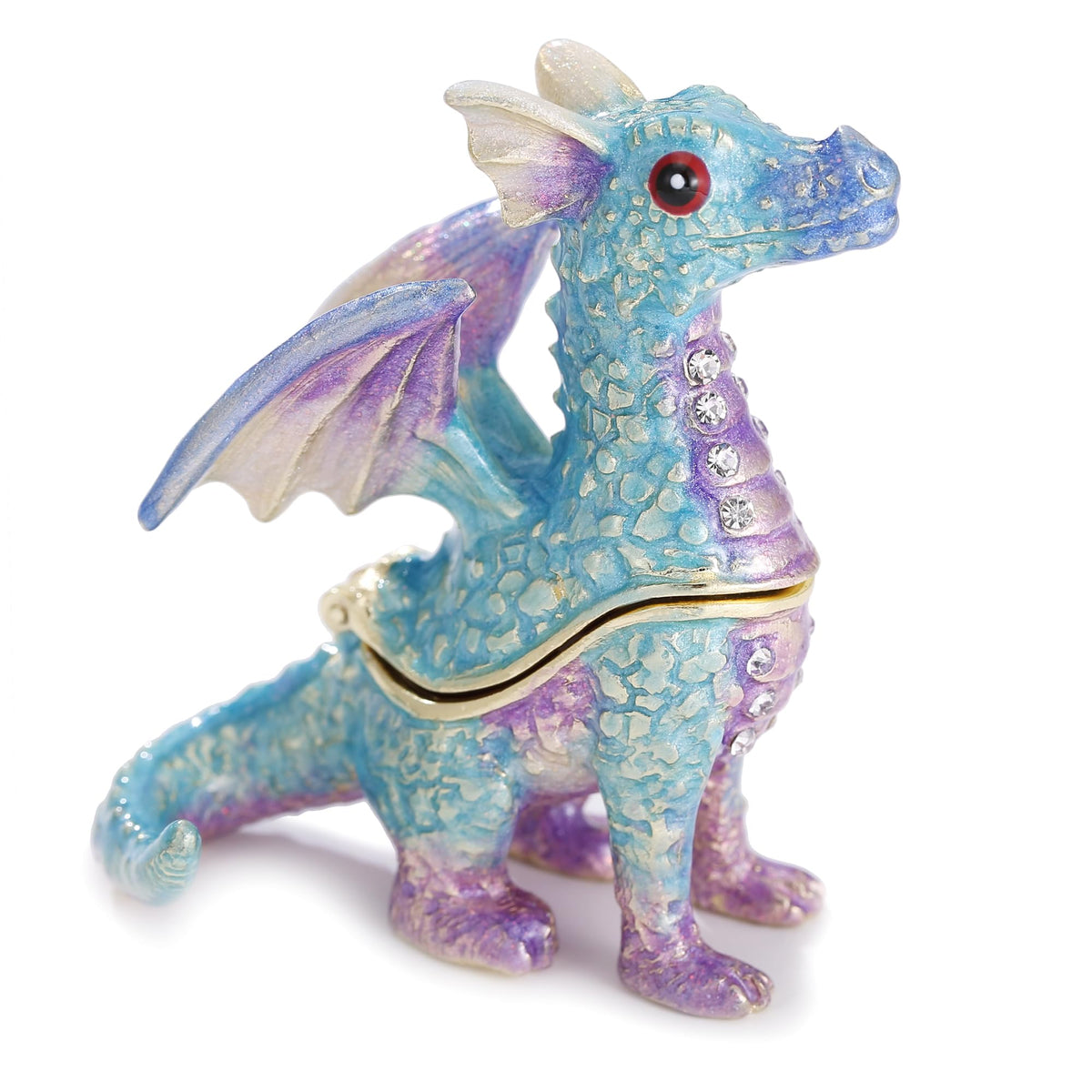 Enamel Dragon & Animal Keepsake Trinket Boxes