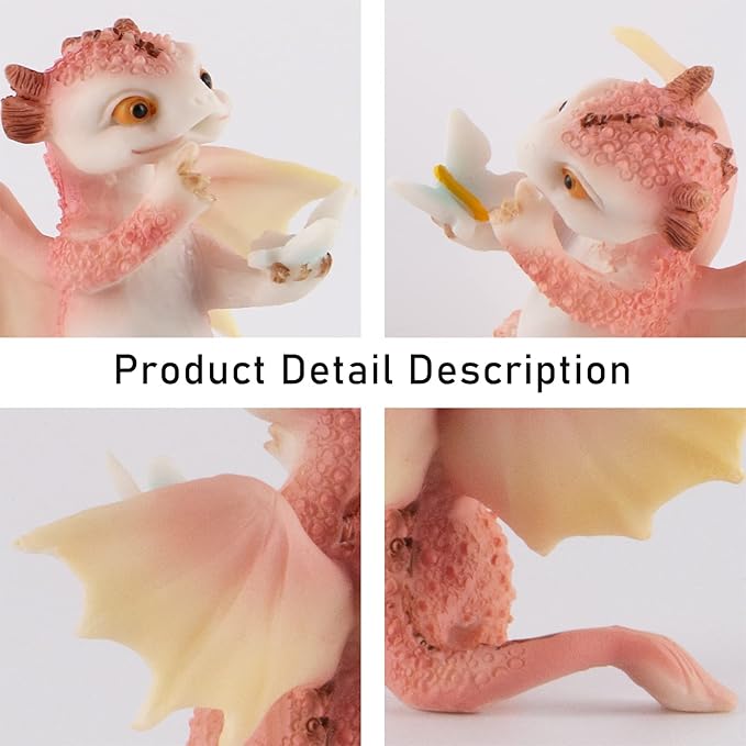 Cute Mini Flying Dragon Ornaments Home Decoration
