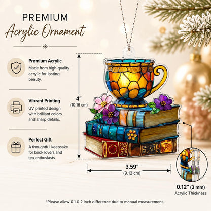 Book Lover Ornaments – Suncatchers & Christmas Tree Decor