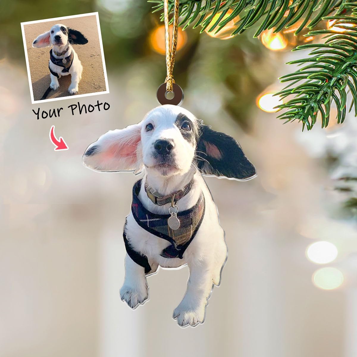Personalized Ornaments – Personalized Pet, Anime, Family – Durable Home Decor & Gift Idea