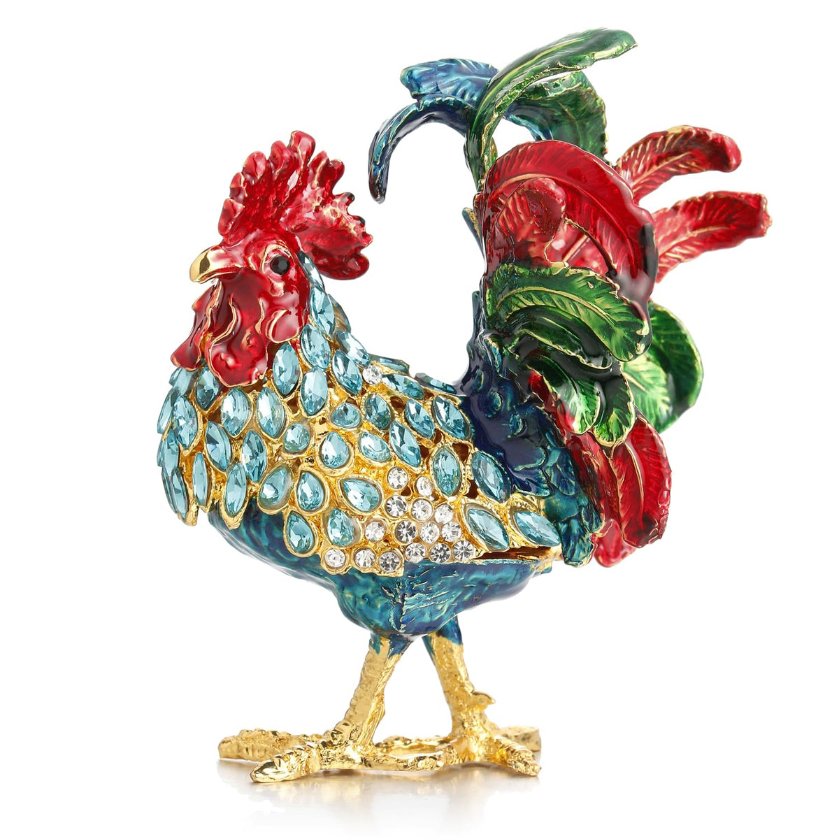 Enamel Dragon & Animal Keepsake Trinket Boxes
