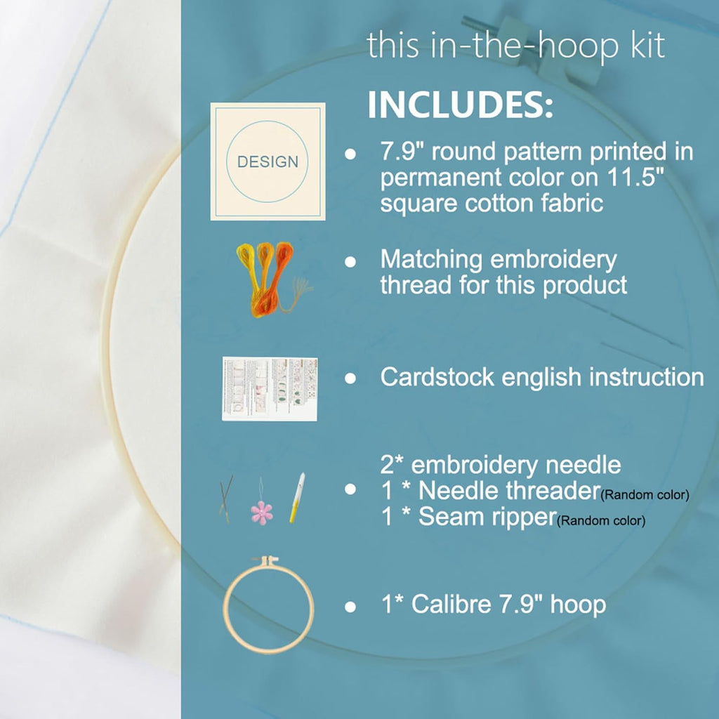 Embroidery Kit DIY for Adult Beginner