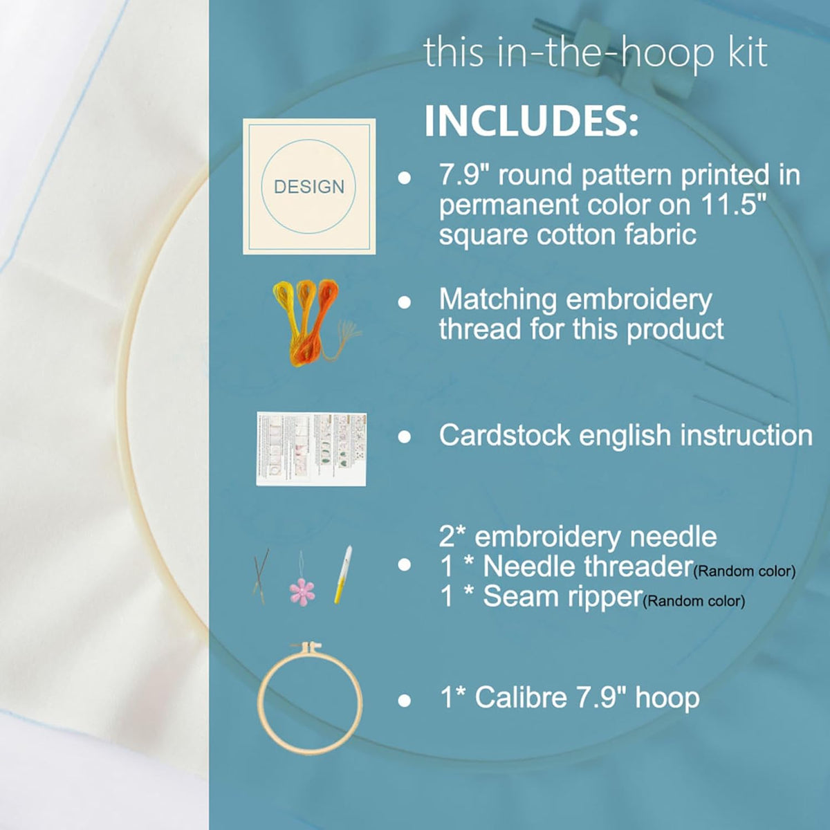 Embroidery Kit DIY for Adult Beginner