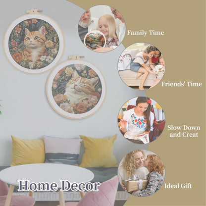 Embroidery Kit DIY for Adult Beginner