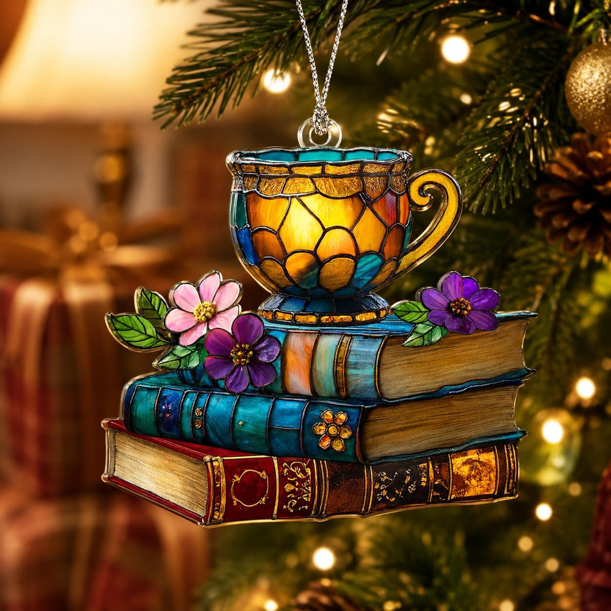 Book Lover Ornaments – Suncatchers & Christmas Tree Decor