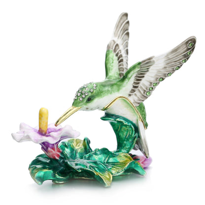Enamel Dragon & Animal Keepsake Trinket Boxes