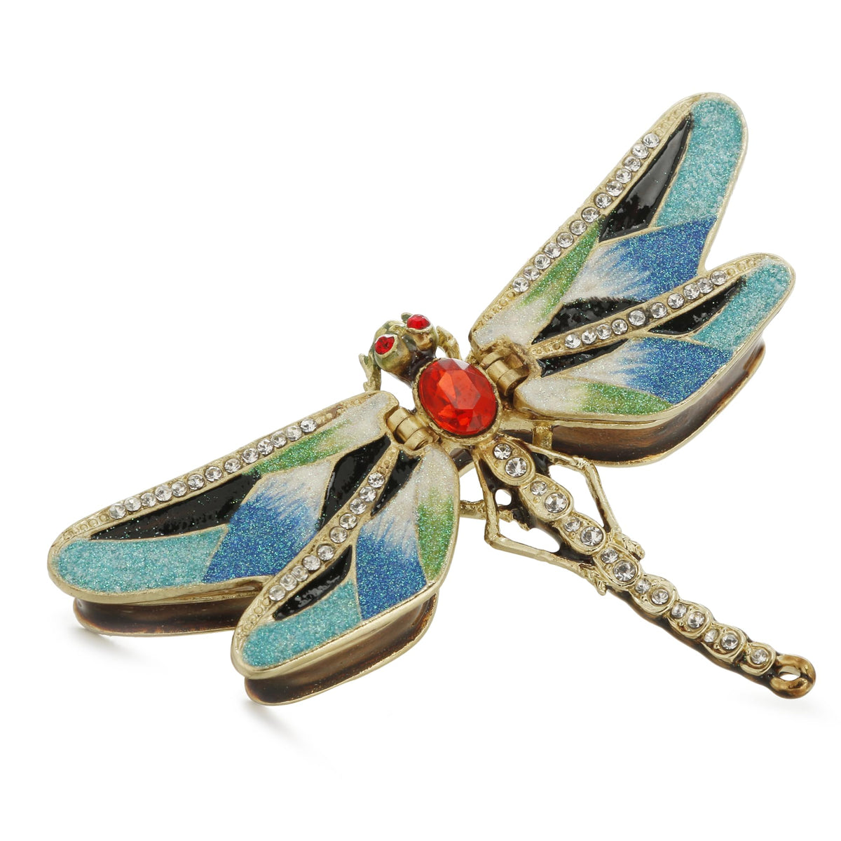 Enamel Dragon & Animal Keepsake Trinket Boxes