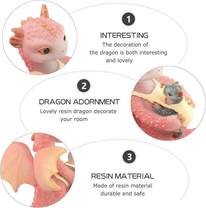 Cute Mini Flying Dragon Ornaments Home Decoration