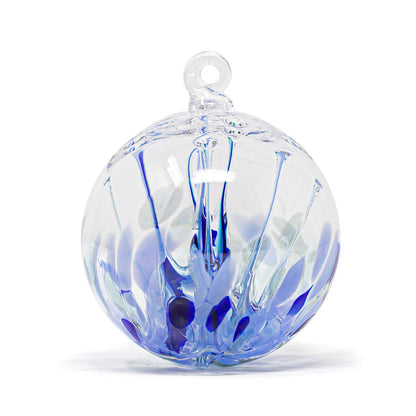 Luke Adams Handmade Glass Gazing Balls for Garden – Hand Blown Glass Gazing Ball for Yard Décor – Decorative Garden Globe (Wildflower)