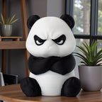 Funny Angry Duck & Animal Desk Figurines – 3D Printed Decor