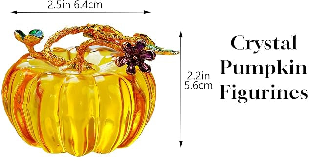 Creative Crystal Pumpkin Decorations