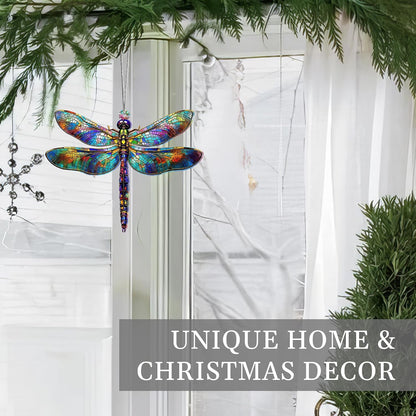 Dragonfly Gifts for Women, Dragonflies Decor Suncatcher Effect Ornament