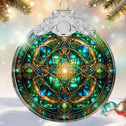 Dragon & Book Christmas Ornament 2026 Glass - Christmas Tree Decorations
