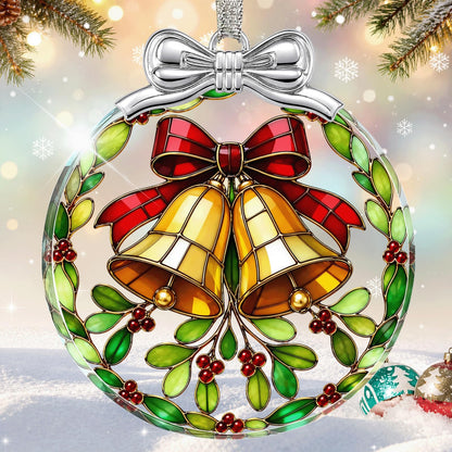 Dragon & Book Christmas Ornament 2026 Glass - Christmas Tree Decorations