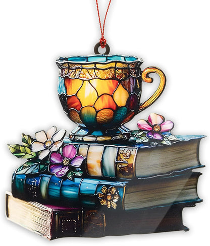 Book Lover Ornaments – Suncatchers & Christmas Tree Decor