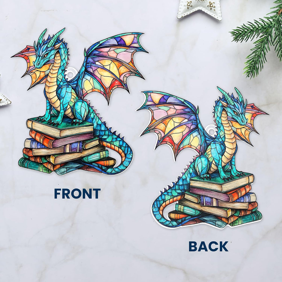 Christmas Book Lovers Gifts for Women Men - Christmas Ornaments 2026