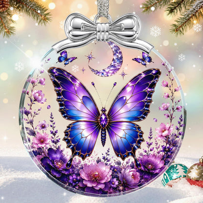 Dragon & Book Christmas Ornament 2026 Glass - Christmas Tree Decorations