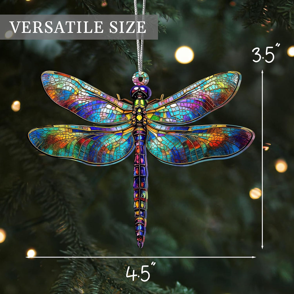 Dragonfly Gifts for Women, Dragonflies Decor Suncatcher Effect Ornament