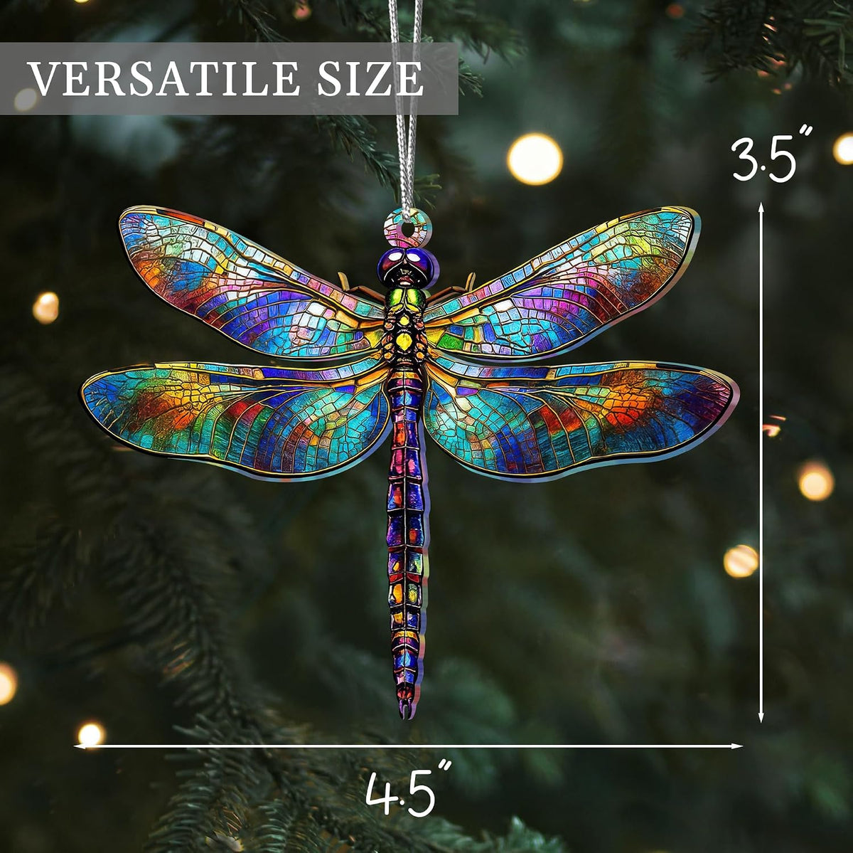 Dragonfly Gifts for Women, Dragonflies Decor Suncatcher Effect Ornament