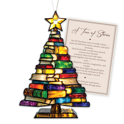 Book Lover Ornaments – Suncatchers & Christmas Tree Decor