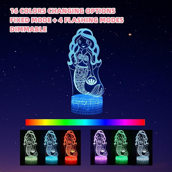 Acrylic Hockey Player Night Light - Bedroom Decor