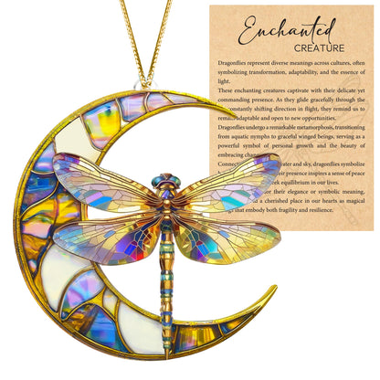 Dragonfly Gifts for Women, Dragonflies Decor Suncatcher Effect Ornament
