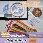 Embroidery Kit DIY for Adult Beginner