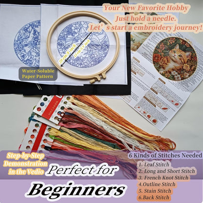Embroidery Kit DIY for Adult Beginner