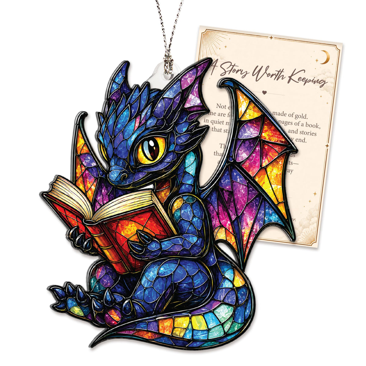 Book Lover Ornaments – Suncatchers & Christmas Tree Decor