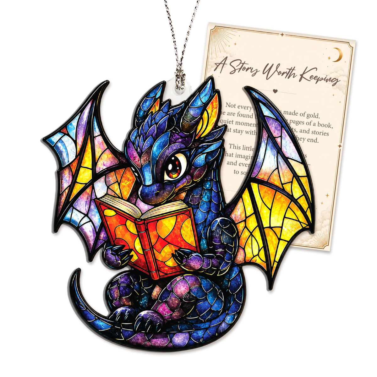 Book Lover Ornaments – Suncatchers & Christmas Tree Decor