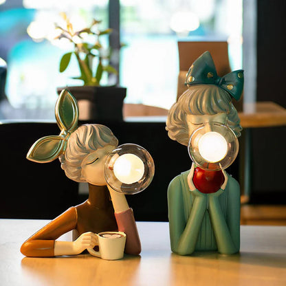 [NEW] Lovely Bubble Girls Table Lamp